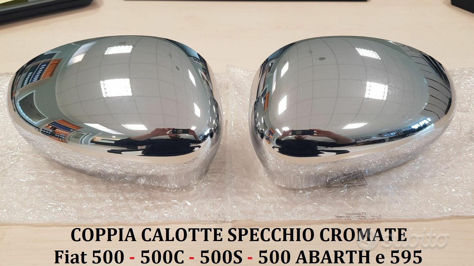 Subito - AG RICAMBI - Coppia calotte specchio cromate Fiat 500 e Abarth -  Accessori Auto In vendita a Catanzaro