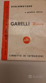 GARELLI RECORD ISTRUZIONI ORIGINALE