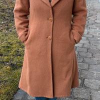 Cappotto color cammello sfoderato