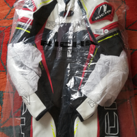 RICHA Tuta Integrale NUOVA moto pelle TG.52EU