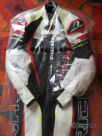 RICHA Tuta Integrale NUOVA moto pelle TG.52EU