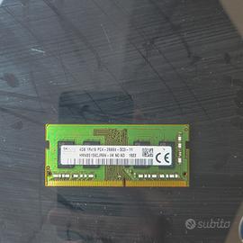 Ram DDR4 4GB 2666MHz SK Hynix per laptop