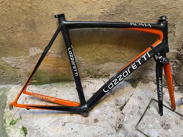 Telaio carbonio bici corsa LAZZARETTI/sarto