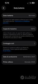 iPhone 15 - 256 GB BLACK danneggiato