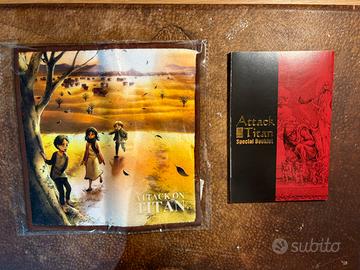 Attack on titan special booklet con fazzoletto