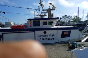 Peschereccio per pesca a strascico ben tenuto