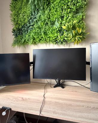 x3 Monitor gaming con struttura reggente - 240hz