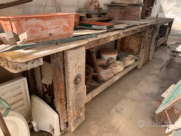 n 2 banconi falegname antichi