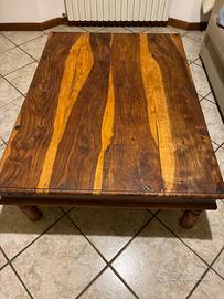 Tavolo indiano da the in teak