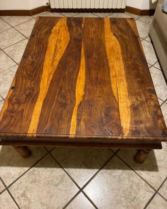 Tavolo indiano da the in teak