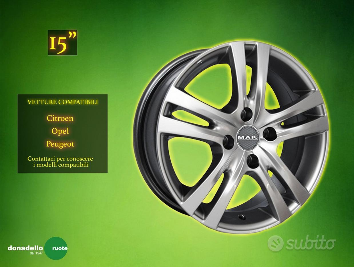 Cerchi citroen c2 gomme - Vendita in Accessori auto 