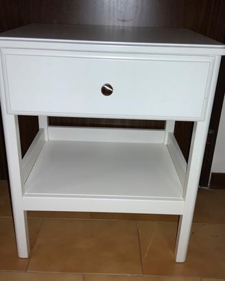 Comodino IKEA bianco