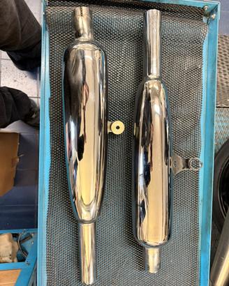 Scarichi toga british custom  thruxton 2005/2015