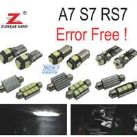 KIT 16 LAMPADE LED INTERNE PER AUDI A7 S7 RS7 C7 Q