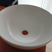 lavabo d' appoggio bianco