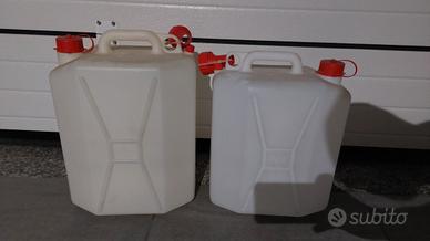 taniche acqua o altri liquidi 25 e 20 litri