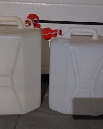 taniche acqua o altri liquidi 25 e 20 litri