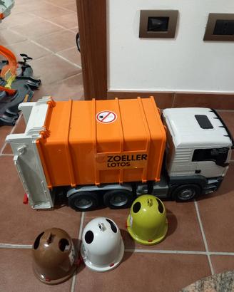bruder camion pattume