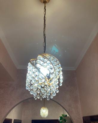 Lampadario con strass