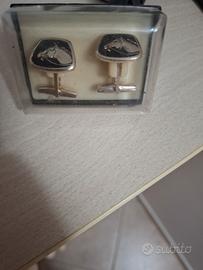 gemelli da polso vintage anni 60/70 stile equestre