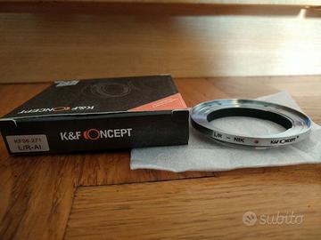 ADATTATORE k&f concept L/R-AI LEICA R - NIKON
