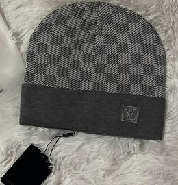 Berretto Louis Vuitton Monogram Grigio
