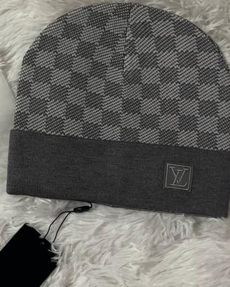 Berretto Louis Vuitton Monogram Grigio