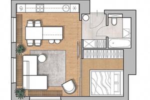 Luminoso Monolocale a 450 euro