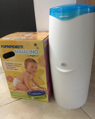 Bidoncino mangiapannolini "maialino"