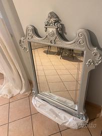 Specchiera Luigi XIV argento