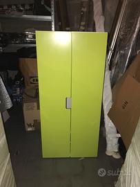 Armadio ikea stuva, colore verde, 128 cm