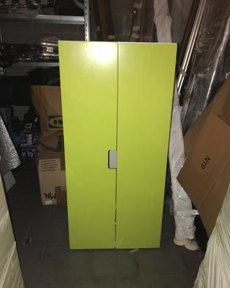 Armadio ikea stuva, colore verde, 128 cm