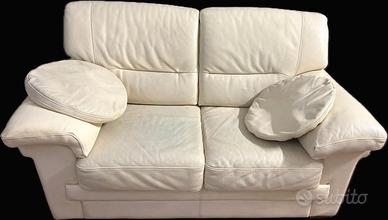 Divano 2 posti in vera pelle - Divani & Divani –