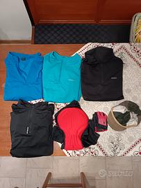 abbigliamento bici  maglie pantaloncini guanti 
