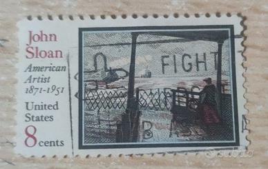 Francobollo 8c John Sloan 1971