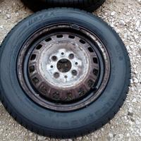 CERCHI E GOMME 13 ORIGINALI FIAT COD:1424