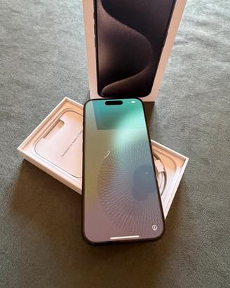 Apple Iphone 15 pro Black Titanium 1TB 1000 giga