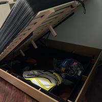 Letto Contenitore alla Francese con materasso