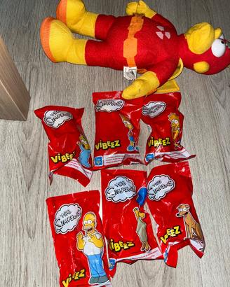 Simpson peluche + card +pupazzi originali Fox Film