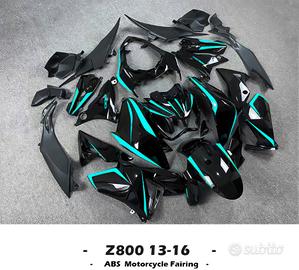 Carene  Kawasaki Z800 2013-2016 Black/Light Blue