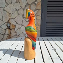 Pappagallo in legno