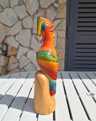 Pappagallo in legno