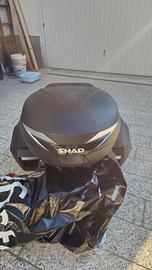 Set di valige più staffa  x moto