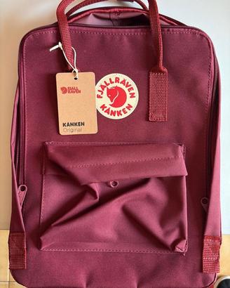 zaino Fjallraven Kanken rosso bordeaux
