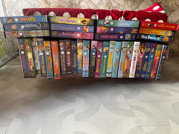 Videocassette Disney 36 pezzi originali
