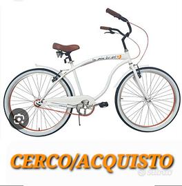 Bicicletta Be Bikes Be Cruiser taglia SW bianca