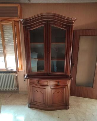 credenza con vetrina 