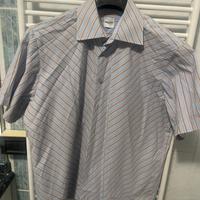 Camicia uomo taglia 40 biaggini a righe celeste