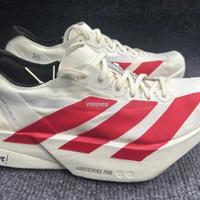 Adidas Adizero Adios pro 4  bianco-rosso
