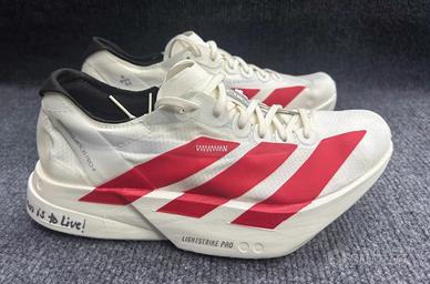 Adidas Adizero Adios pro 4  bianco-rosso